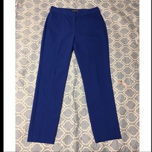 Express Ankle Length Blue Pants